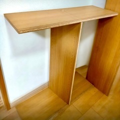 大型 木製本棚 シェルフ180cm 12個収納(現地引き取り限定）の画像