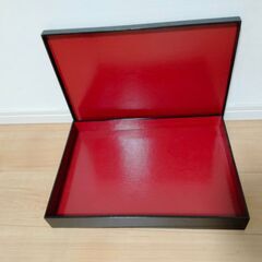 木目調箱、木箱風収納箱。おしゃれ箱の画像