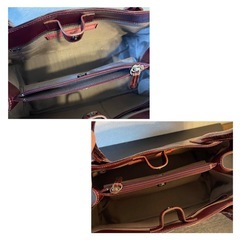 SALON DE GRES★ 値下げ！　クロコダイル調 エナメル素材ハンドバッグ　転売可の画像