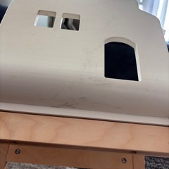 木の豆イスの画像