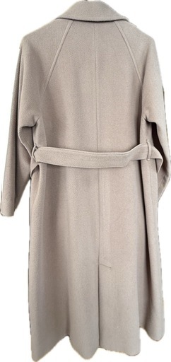Stola. ストラ ベージュ ロングコート ベルト付き カシミヤ