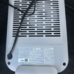今週限定セラミックファンヒーター アイリスオーヤマ JCH-127D-Cの画像