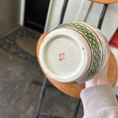 九谷焼　花瓶の画像