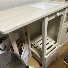 【美品】折りたたみキッチンテーブルの画像