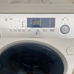 2020年SHARP ドラム式洗濯機 ES-H10D-WLの画像