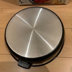 すき焼き鍋 28cm ガラス蓋付 DW-5107 ふっ素樹脂加工の画像