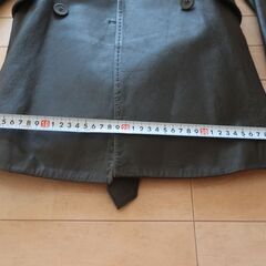 ★★ メイクレット 羊皮コート ラムレザーコート トレンチコート ベルトの画像