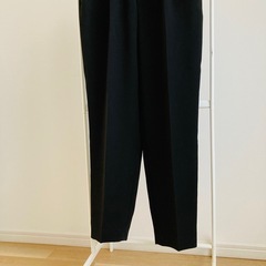 新品　プルミエアロンディスモン　パンツ　スラックス　ウエストゴム　ブラック　38の画像