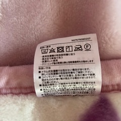 可愛い柄のダブルサイズ毛布の画像