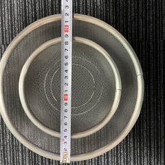 無印良品ステンレス　メッシュザル　Lサイズ、Ｓサイズ　の画像