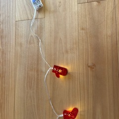 クリスマスガーランドライト新品未使用の画像