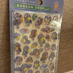 ボンボンドロップシール　ハシビロコウの画像