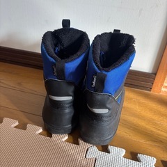 スノーブーツ青の画像
