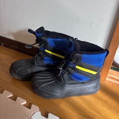 スノーブーツ青の画像