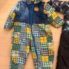 ジャンプスーツ100cm 2点の画像