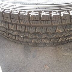 スタッドレスタイヤホイール 145R12 6PR 4本セット ダンロップ ウインターマックス 軽トラック 軽バン 軽自動車 早く見に来た物勝ち 引き取り限定の画像