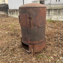 大型焼却炉 ステンレスタンク再利用加工品の画像