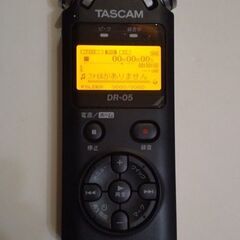 TASCAM DR-05 ver2.50タスカム リニアPCMレコーダー ハンディレコーダー ICレコーダーの画像