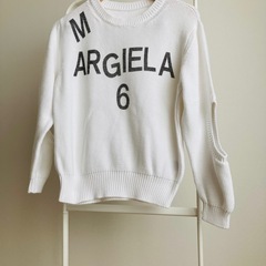 一回着用　メゾンマルジェラ　 mm6 ニット　セーター　ホワイト　マルジェラの画像