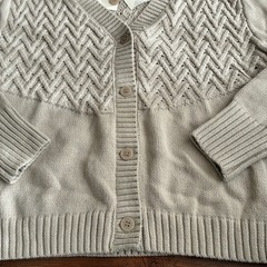 新品　MELROSE CLAIRE ベージュ　ニット　カーディガン フリーサイズの画像