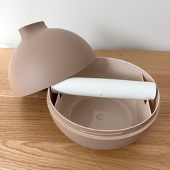 ティッシュケース　2個セット　丸型　おしゃれ　ペーパーポットの画像