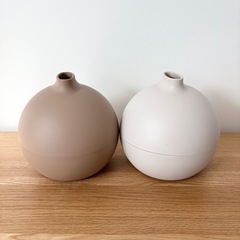 ティッシュケース　2個セット　丸型　おしゃれ　ペーパーポットの画像