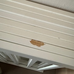 ベビーサークル木製ホワイトの画像