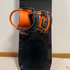 スノーボード板ビンディングセットの画像