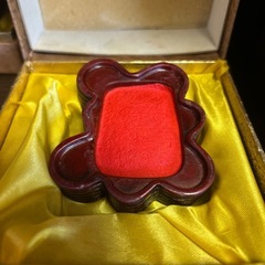 カエル　朱肉の画像