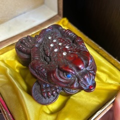 カエル　朱肉の画像