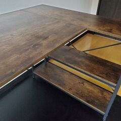 美品L字型　デスク　勉強机の画像