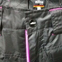 mobus 140cm スキーウェア　スキーズボン　黒　ブラックの画像