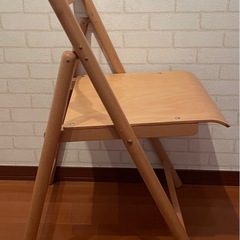 無印良品 MUJI ブナ材 折りたたみ椅子 チェアの画像