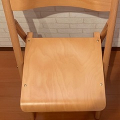 無印良品 MUJI ブナ材 折りたたみ椅子 チェアの画像
