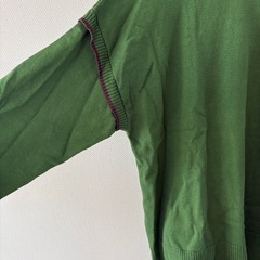 Sunny clouds グリーン ニット 長袖 セーターの画像