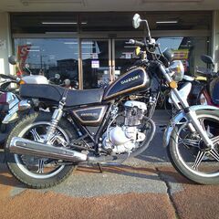 NO.5577　ＧＮ１２５－２Ｆ　空冷４サイクル単気筒エンジン　ブラック　☆彡の画像