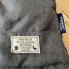 angelette アンジェラッテ 高級フレンチダウン防寒ケープ 抱っこ紐の画像