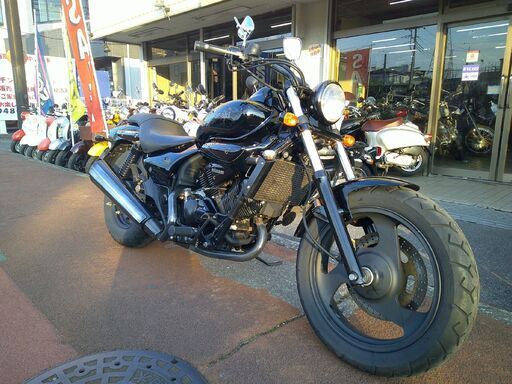 NO.5578　カワサキ　エリミネーター２５０Ｖ　水冷４サイクルＶツインエンジン　ブラック☆彡