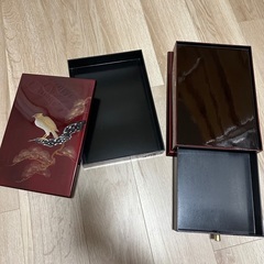 会津漆器　小物入れの画像