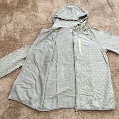 ★ NIKE ナイキ ジップアップパーカー グレー レディース XLサイズの画像