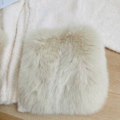 新品　ストラスブルゴ　クルチアーニ　カーディガン　ポケット　ファー　ピンク　38の画像