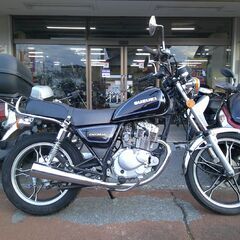 NO.5579　ＧＮ１２５Ｈ　空冷４サイクル単気筒エンジン　ギヤポジションインジケーター　リヤボックス付き　ブラック　☆彡の画像