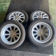 スタッドレスアルミホイール付き　155/65R14 引取りのみの画像
