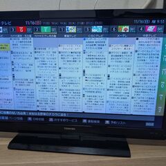 東芝ＲＥＧＺＡ４０インチ液晶テレビ　４０ＲＢ２（２０１１年製）の画像