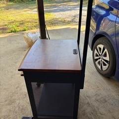 パソコンラック　キャスターつきの画像