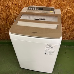 362 送料設置無料   Panasonic　洗濯機　8㌔   大容量　冷蔵庫の画像