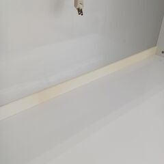 ★リユースのサカイ日立店★HJ8305 高橋木工所 レンジボード ホワイト H200.5×D55×W120.5 クリーニング済み の画像