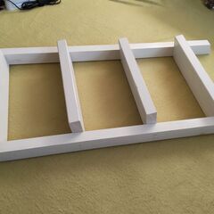 ☆破損なし美品☆木製はしご☆ホワイト☆小型☆インテリア雑貨？☆飾り棚？☆の画像