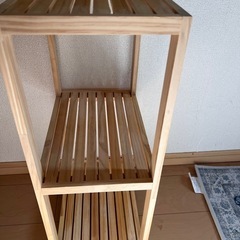 ニトリ　木製棚の画像