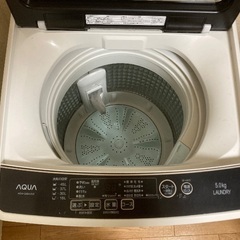 洗濯機　AQUA 5kgの画像